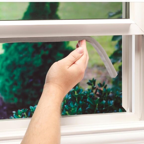 0.75 in. x 10 ft. Gray Foam Window Seal for Ex-Large Gaps Weatherstrip Roll - Picture 6 of 12